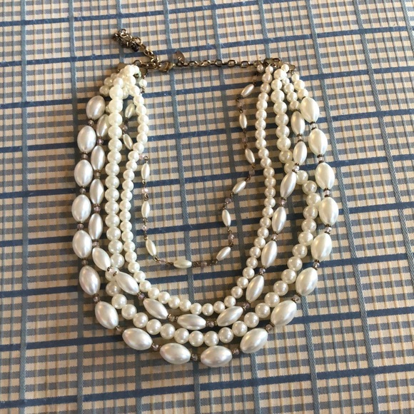 Vintage Jewelry - Vintage Costume Pearl Necklace